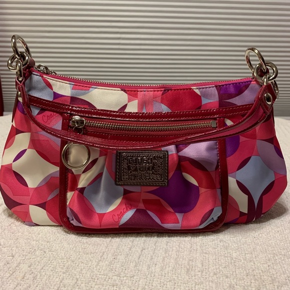 Coach Handbags - COACH POPPY pink and purple shoulder bag for women